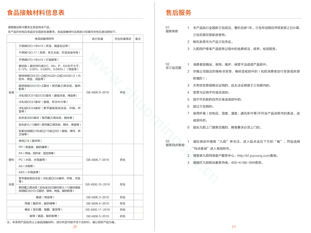 九阳电烤箱KX30-Z91说明书说明书第12页