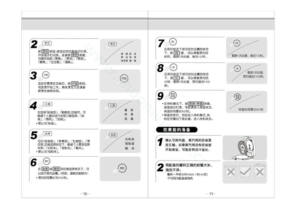 九阳电饭煲JYF-40T2说明书第7页