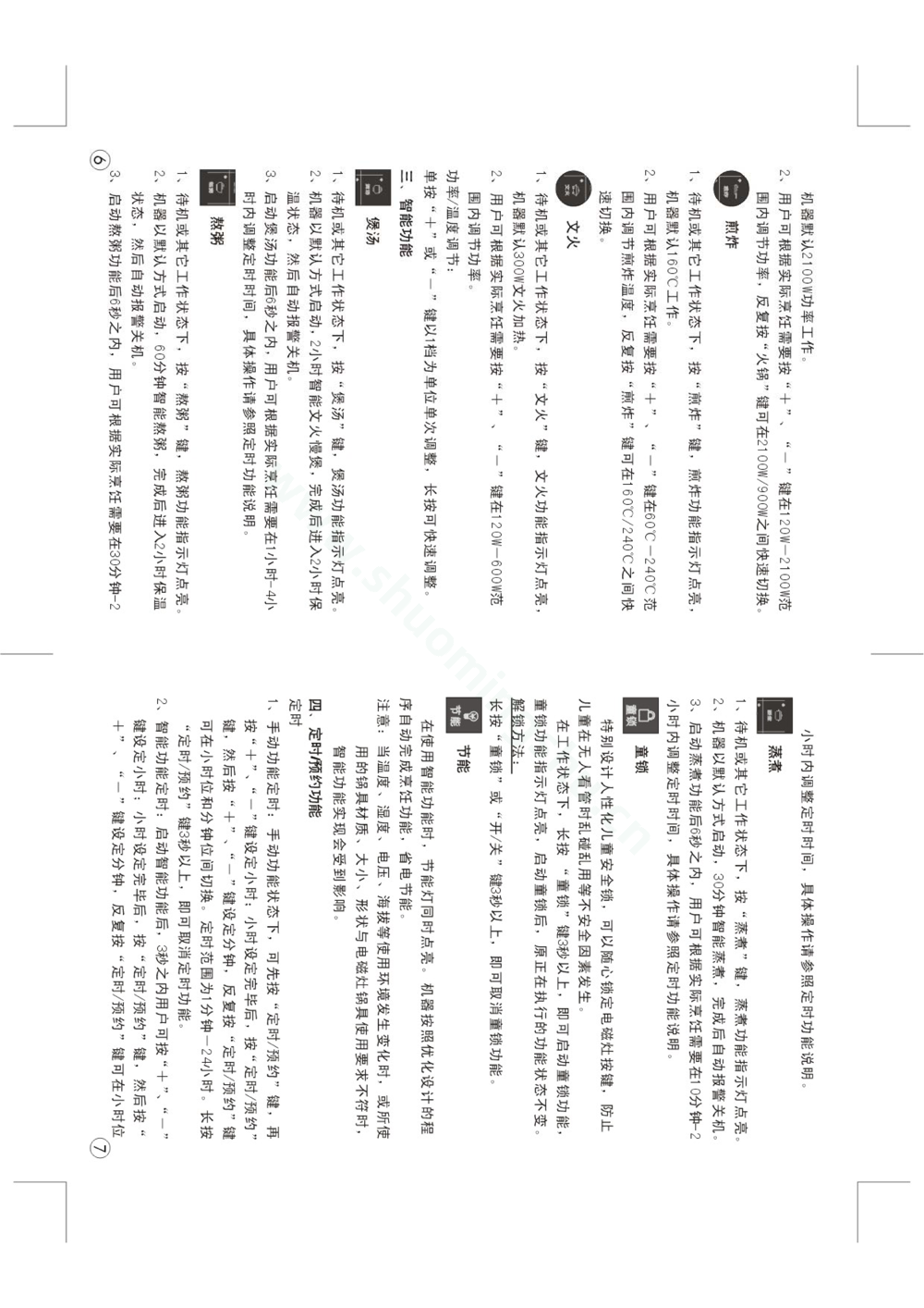 九阳电磁灶JYC-21ES72说明书第5页