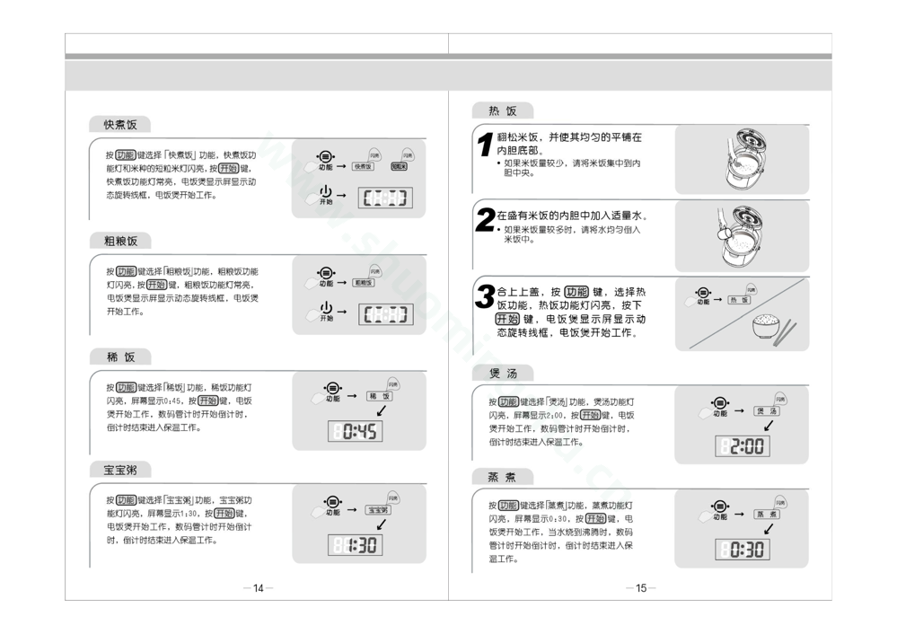九阳电饭煲JYF-40FS602说明书第9页