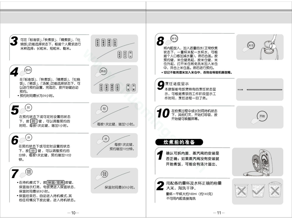 九阳电饭煲F-40T3说明书第7页