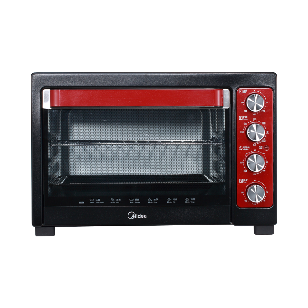 Midea/美的 T3-L383B红色电烤箱 说明书.pdf