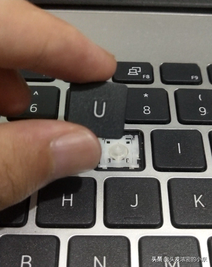 笔记本剪刀式键盘拆卸、安装教程