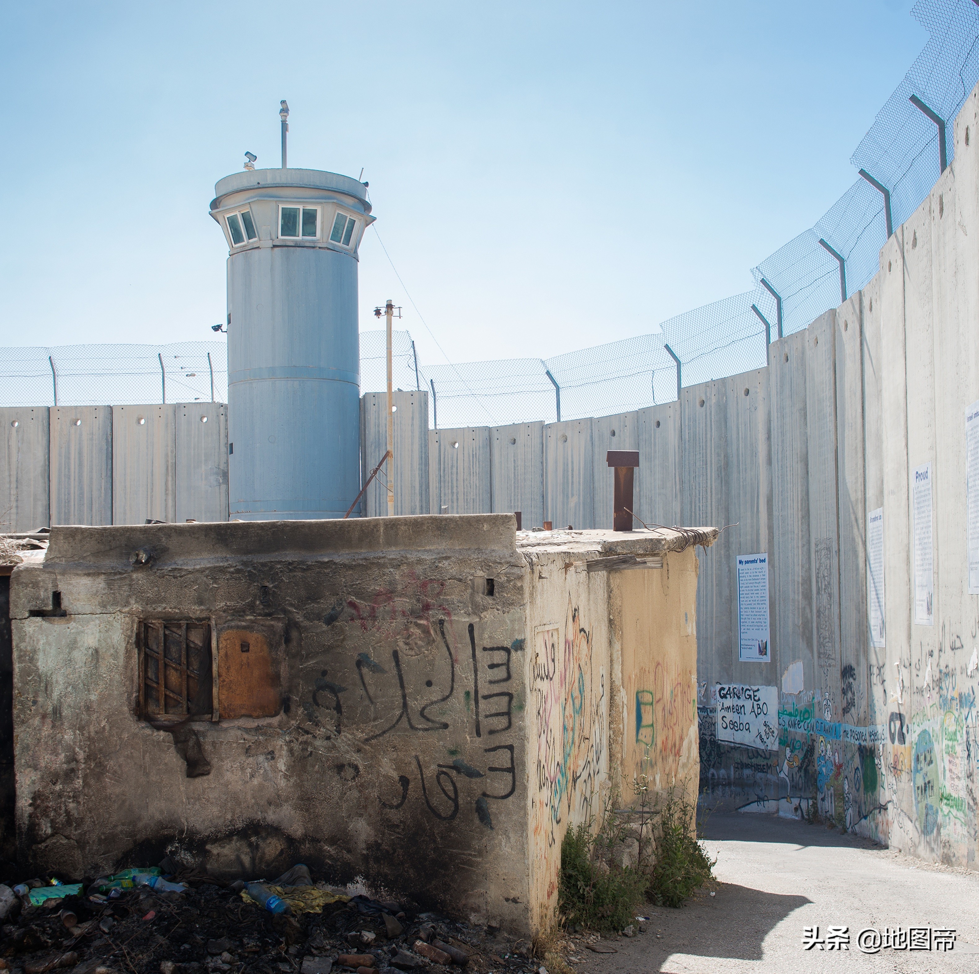 巴勒斯坦加沙是座大型监狱吗？看地图一目了然
