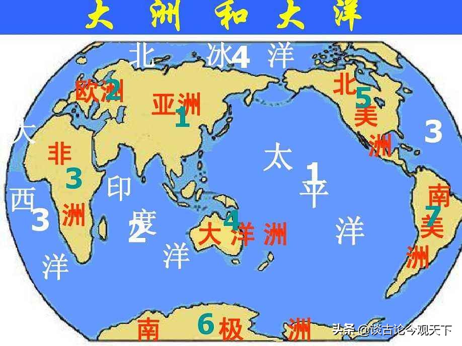 世界四大洋是哪里，面积谁最大？