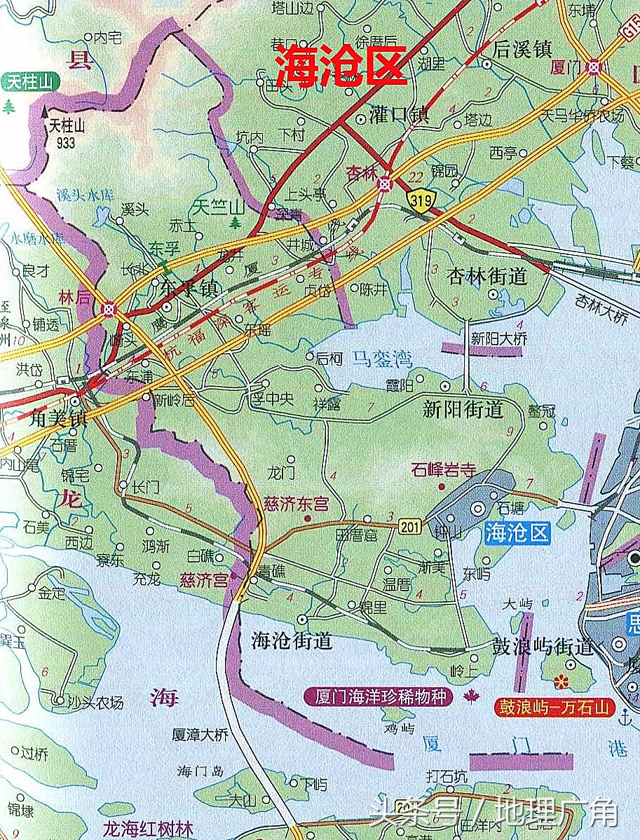 福建省厦门市行政区划地图（含各区GDP）