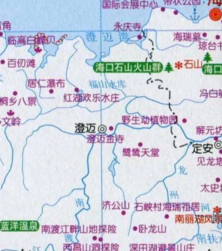 中国旅游地图揽胜-海南澄迈
