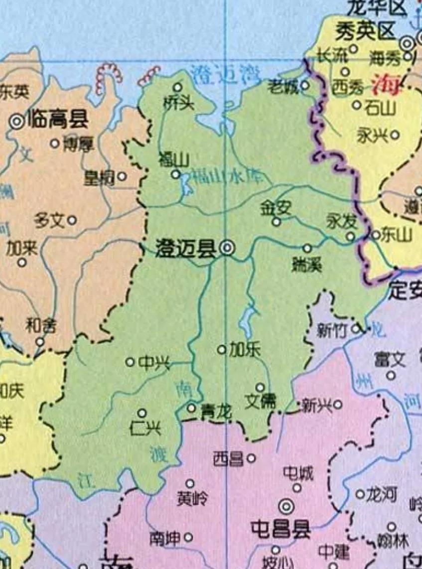 中国旅游地图揽胜-海南澄迈
